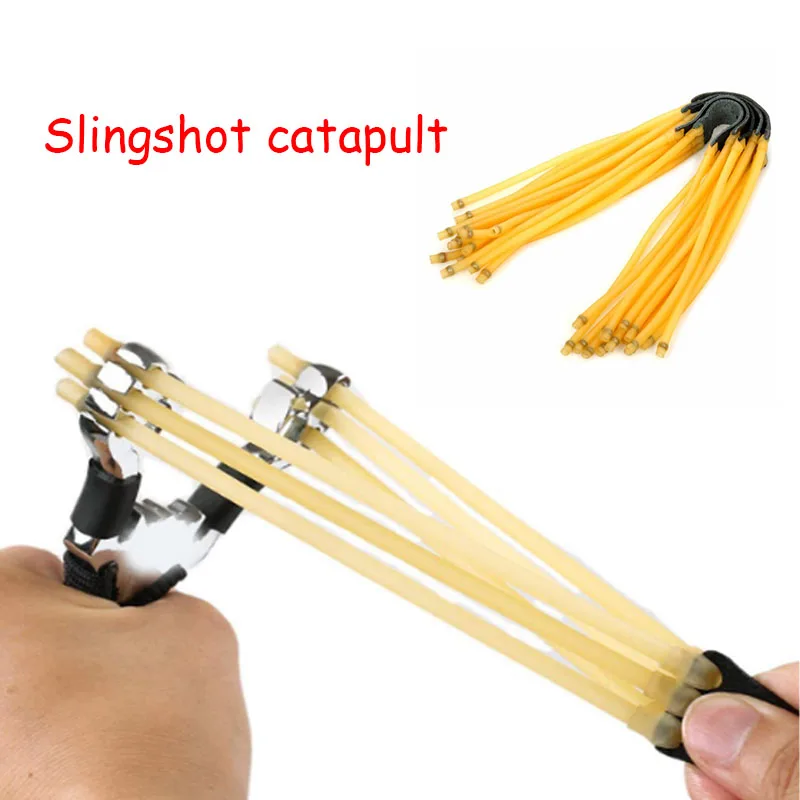 Outdoor Hunting Shooting Slingshot Parts Velocity Elastic Bungee Rubber Band Latex Tube For Slings Catapult latex tube rubber band