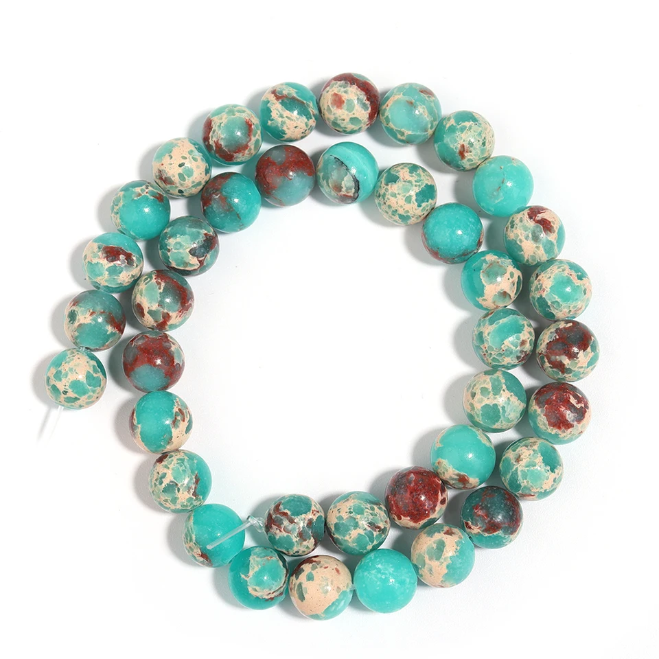 Perline di Pietra Naturale, 200 Pezzi 8mm Rotondo per Collane Braccialetti Creazione di Gioielli - Pietre Preziose e Perle di Vetro Incrinate (Serie Sfumata Gialla