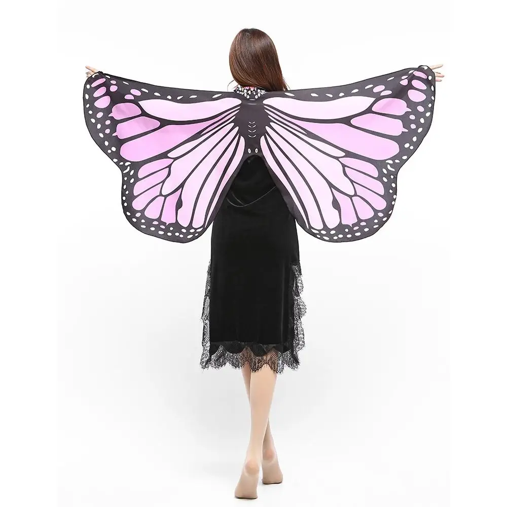Damen Schmetterlingsflügel Polyester Schmetterlingsumhang für Bühnenkostüm, Schal, Umhang, Kostüm – Detail 4