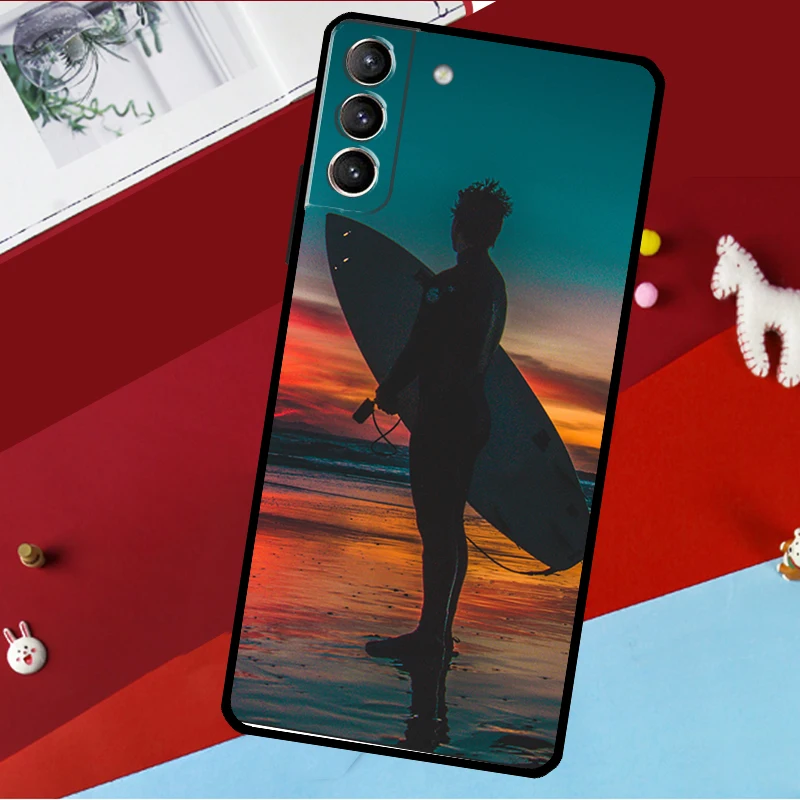 Surfer Surf Hang Loose Shak Phone Protective Case Cover