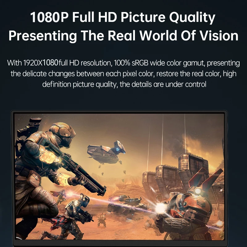 Ʈ  ޴ Xbox PS5 ġ ̵ ÷  IPS ȭ, 16 ġ ġũ ޴ , 1920*1080P, 16:10 100% sRGB