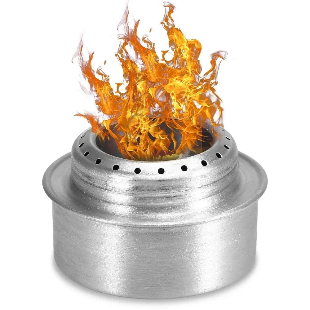 Spiritus-Campingkocher mit Aluminium-Deckel für Outdoor-Abenteuer