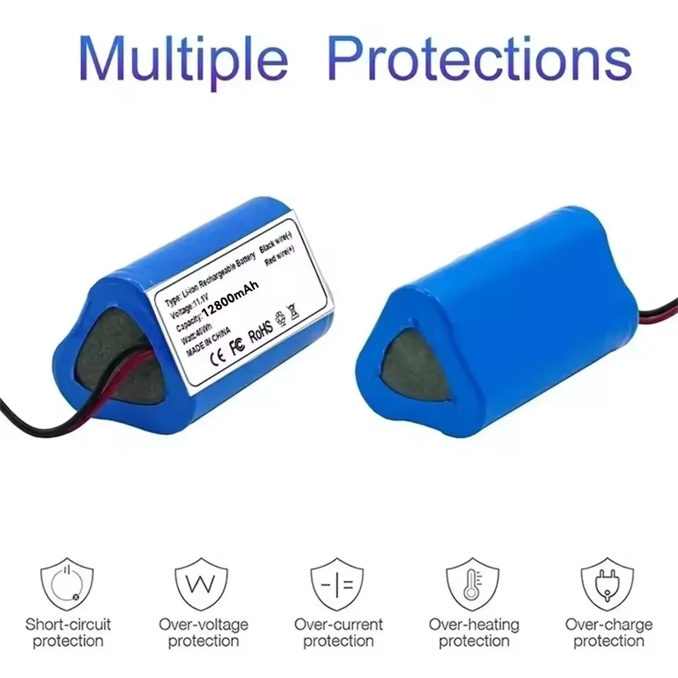 2800mAh Battery For Lefant M501A CECOTEC CONGA 890 Slim CONGA Slim Wet Robotic Vacuum Cleaner 11.1V Battery pack