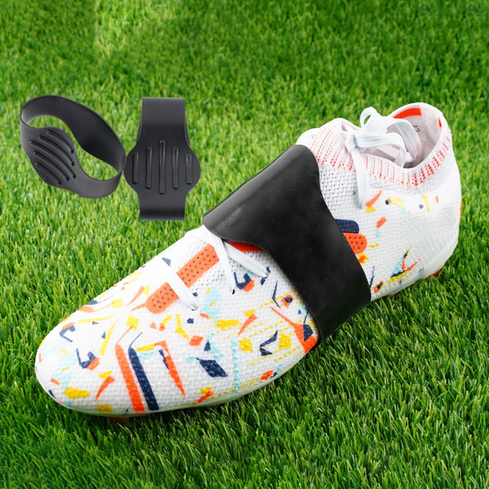 Soccer Lace Bands Silicone Soccer Cleat Bands Soccer Shoe Band Sports Accessory for Football Baseball Shoes