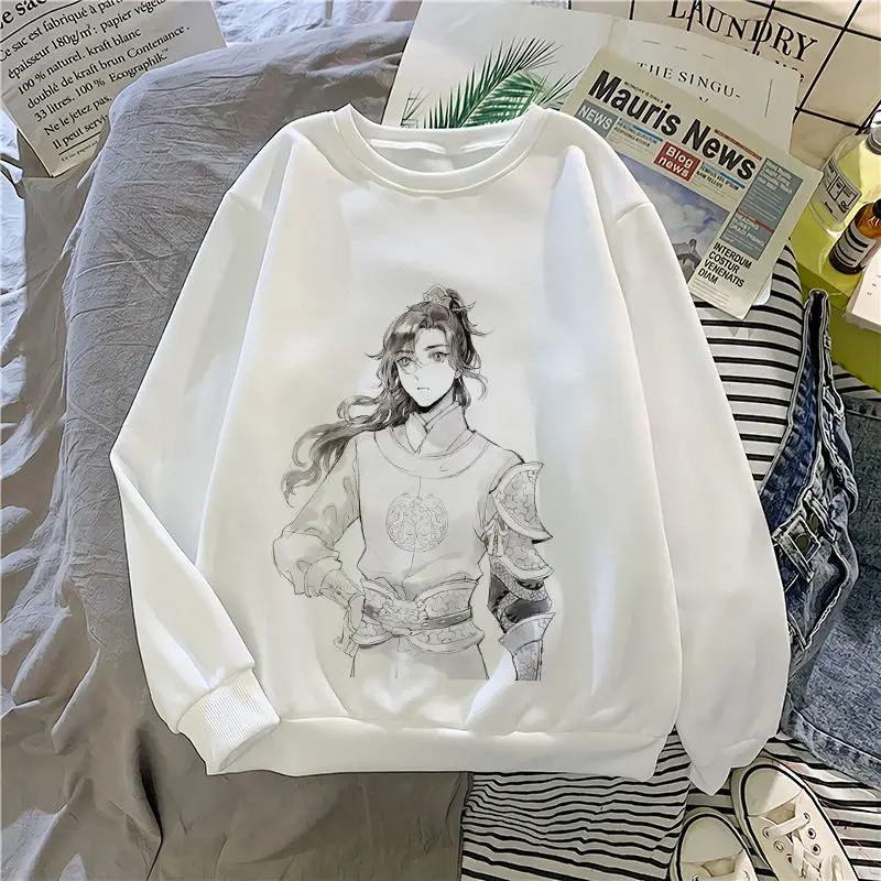 Sudadera con capucha de Anime de dibujos animados para mujer, sudaderas con  capucha Tian Guan Ci Fu, Xie Lian Hua Cheng, ropa linda de invierno,  sudaderas Kawaii estéticas - AliExpress