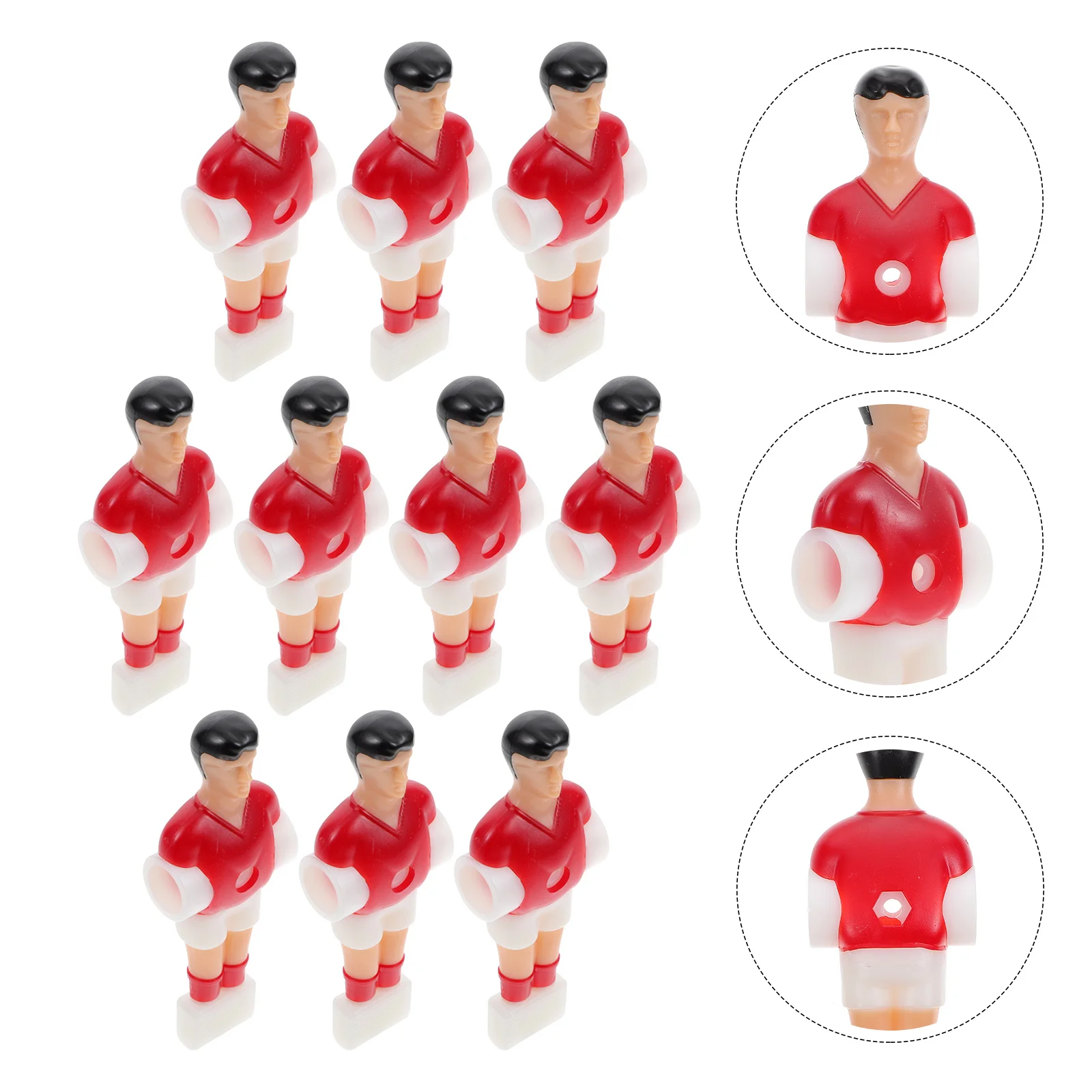 

Interesting Football Player Dolls Plastic Figures For Table Soccer Machine Football Machine Accessories