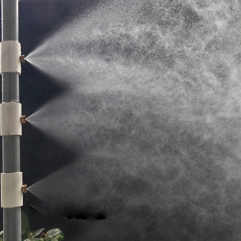 5~15 Pcs PVC Sprayer Garden Vegetable Courtyard Watering PVC Pipe Misting System Can DIY Concatenation Pipe Water Spray Nozzles