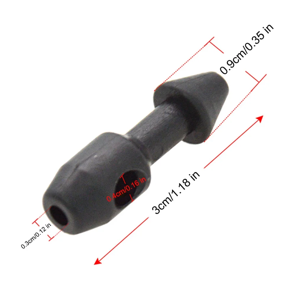 2-10PCS Spear Band Wishbone Nails Stainless Steel Nail Fish Fork Replacement Speargun Rubber Band for Spearfishing Diving