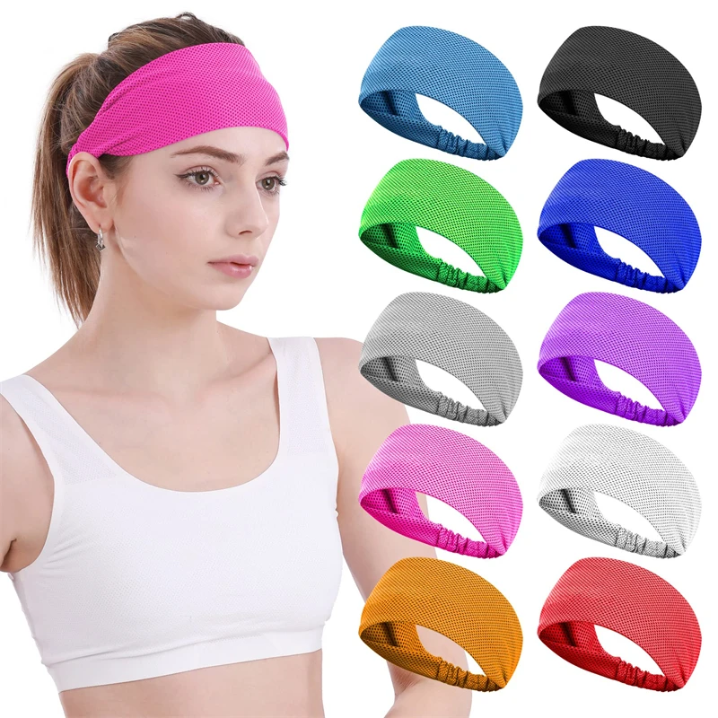 

1 Pc Women Outdoor Sports Headband Elastic Breathable Sports Headband Absorbent Instant Drying Headband Sports Elastic Headband