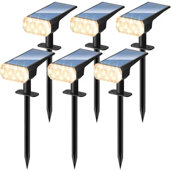 Waterproof Solar Lights Outdoor: IP65 Led Spot Light Decorations for Garden - 3 Lighting Modes Solar Powered for Yard 1