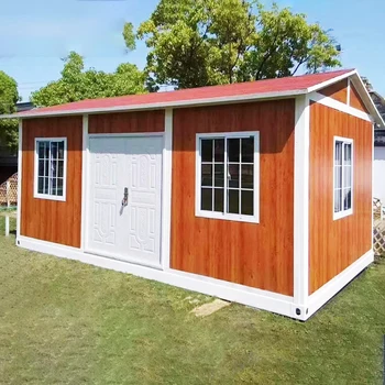 Simple Assembly  Integrated Living & Business Solutions / Outdoor Living Container / Wooden House