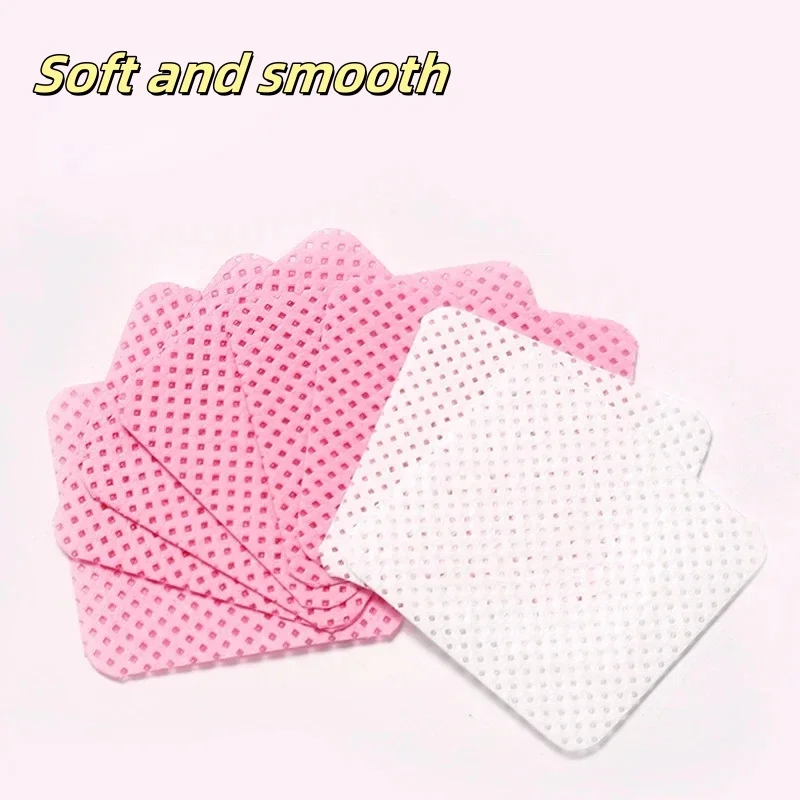 Lint-Free Cotton Pads for Nail and Beauty Cleaning - Eyelash Glue & Gel Polish Remover Wipes