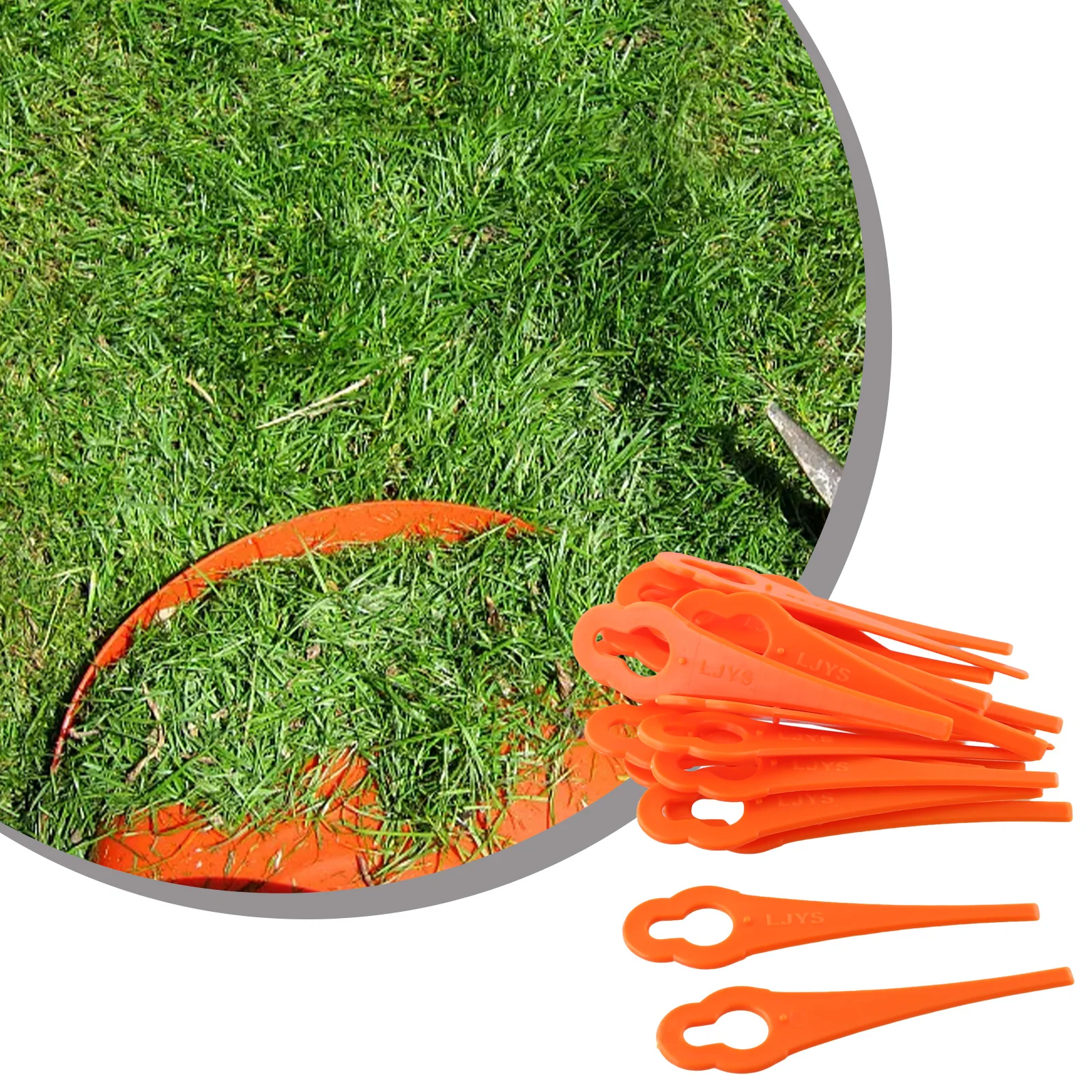 20 Pz 90*7*11.5Mm Lame Di Plastica Fuxtec 20V Fx-E1Rt20 Cordless Strimmer Tagliaerba Accessori Per Tosaerba Da Giardino