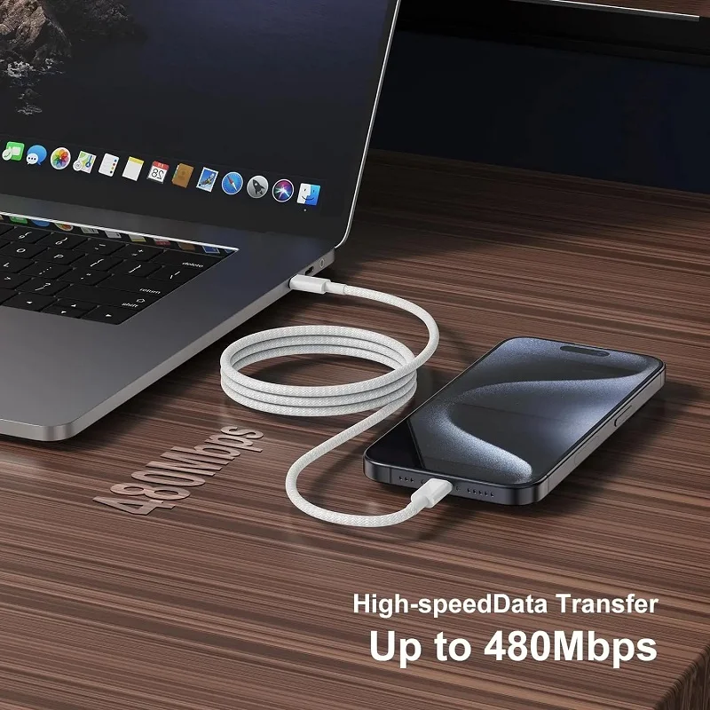Durable Type C to Type C Fast Charging Cable - 60W PD Compatible, Available in Various Lengths
