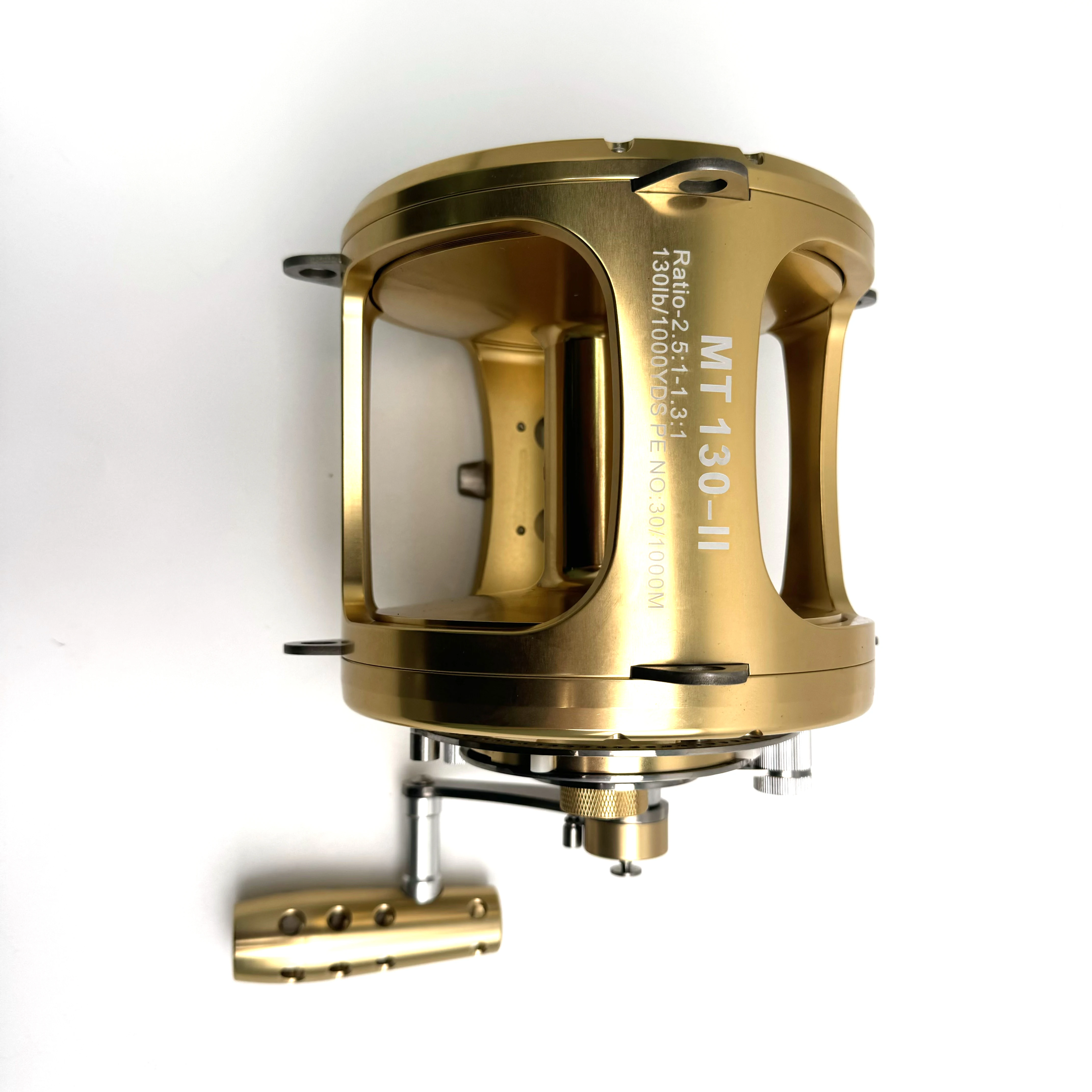 SHO Moulinet de filature Moulinet de pêche à grande vitesse pliable en