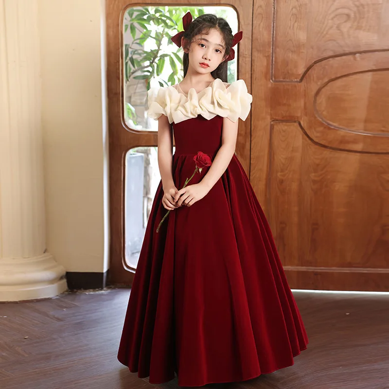 white christmas dresses Elegant Christmas Party Dresses for Girls – Sparkling Ball Gown