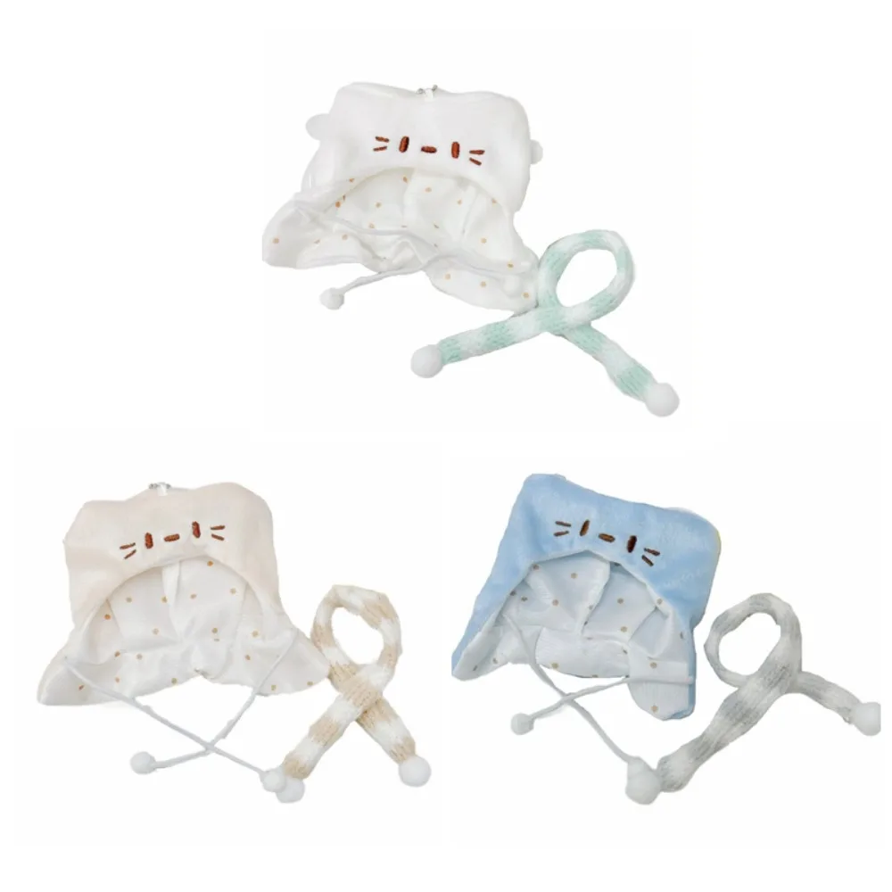 No Attributes Clothes Kitten Cloak 10cm Cotton Clothes Suit Cartoon Clothes Outfit Lovely Scarf Dress Up Set 10cm Cotton