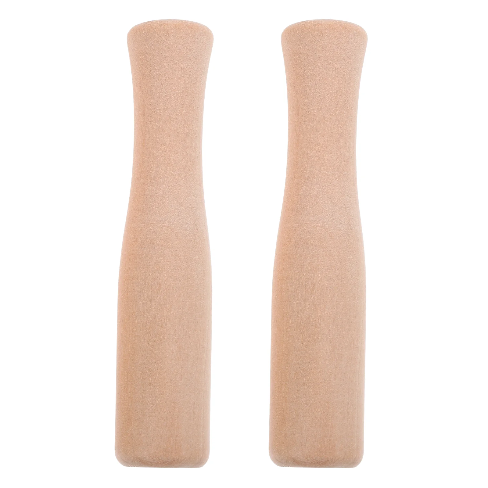 2 Pcs Garlic Sauerkraut Pounder Smasher Rocker Food Wooden Pestal Fermenting Supplies Baby