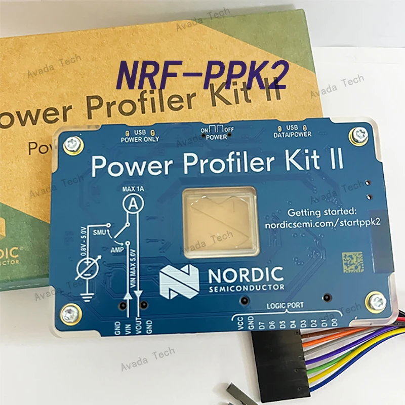 AvadaTech 1pcs NRF-PPK2 Power Profiler Suite II current measurement tools Nordic Development suite 2