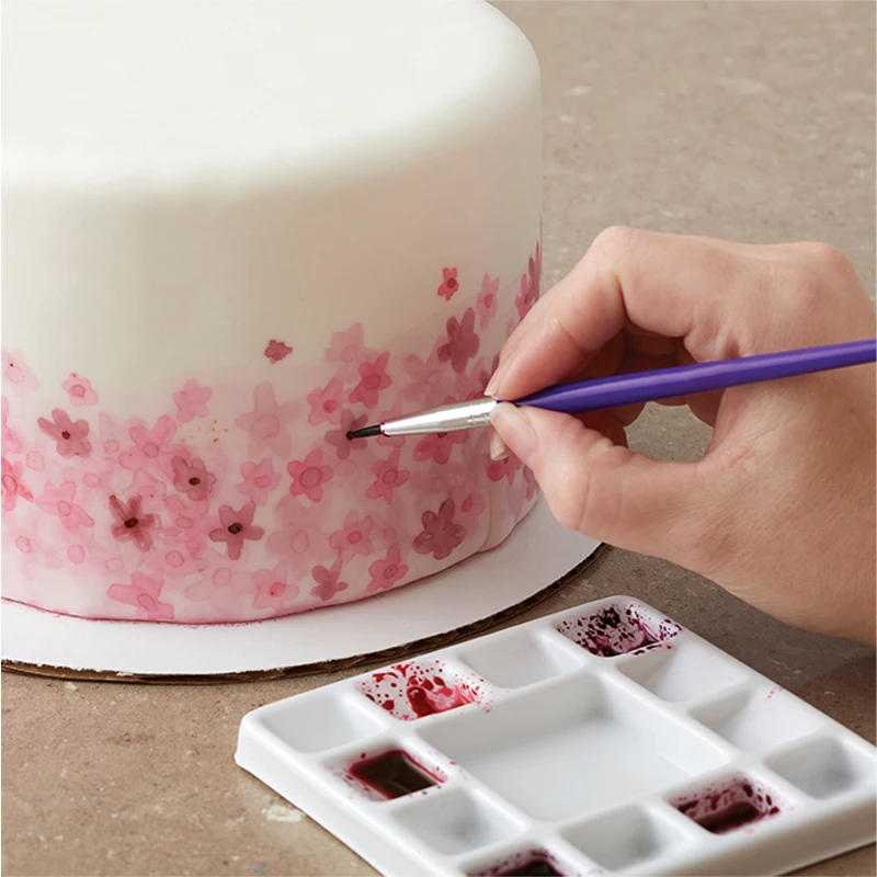 Silicone Cake Brush Pastry Brush Disposable Pastry Tools 2/5/7 Pcs/Set Cake Decorating Brushes Set Fondant Paint Brush Cake Painting Brush Fondant Makeup Tool Decoration Tools