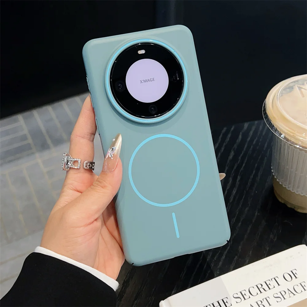 Matte Silicone Magnetic Magsafe-Compatible Soft Case