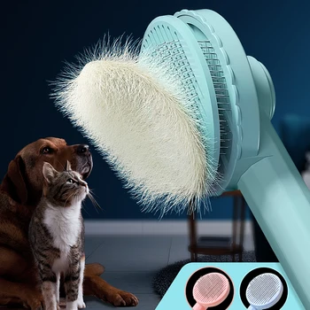 Cat Grooming Brush – Hair Remover Comb for Cats & Kittens 1