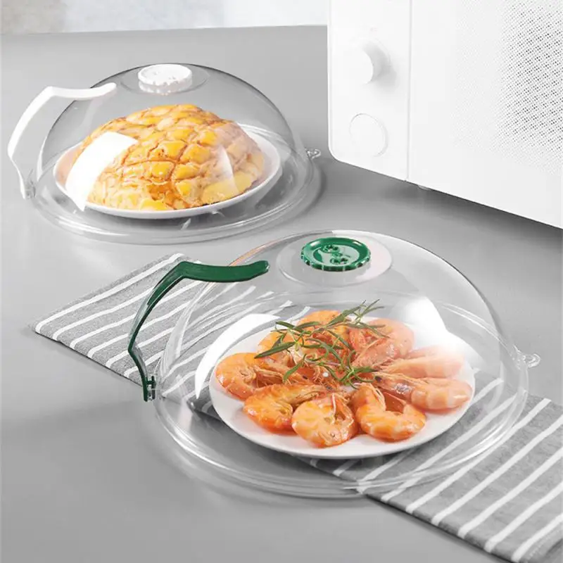 Microwave Fresh-keeping Vegetable Cover Anti-Sputtering Microwave Food Cover Oven Oil Cap Rice Kitchen Supplies 1/2PCS microwave splatter cover