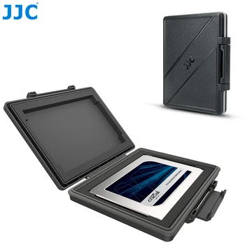 SSD Case 2-Slot Compact 2.5 SSD Holder Shockproof 2.5" Internal Solid State Drive Storage Box Containe Protection Waterproof