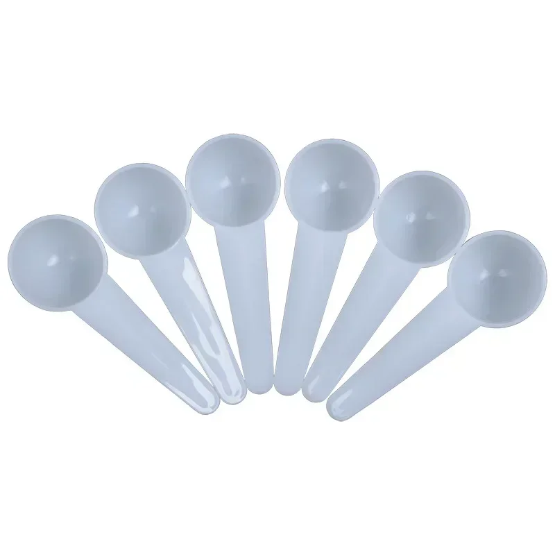 Spoon 5g Plastic PP Metering Spoon 10ml Milk Powder Liquid Mask Powder Round Bottom Short Handle
