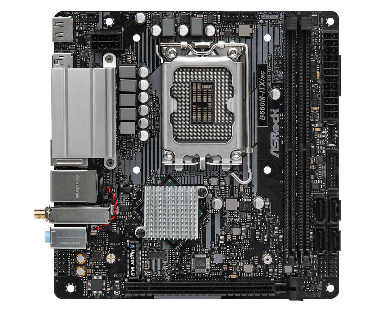 ASROCK H510M-ITX/ac 미니-ITX 마더보드 인텔 H510 2xDDR4 LGA1200 울트라 M.2 지원 i7-11700 i3-10305 i9-11900 i5-10600 CPU