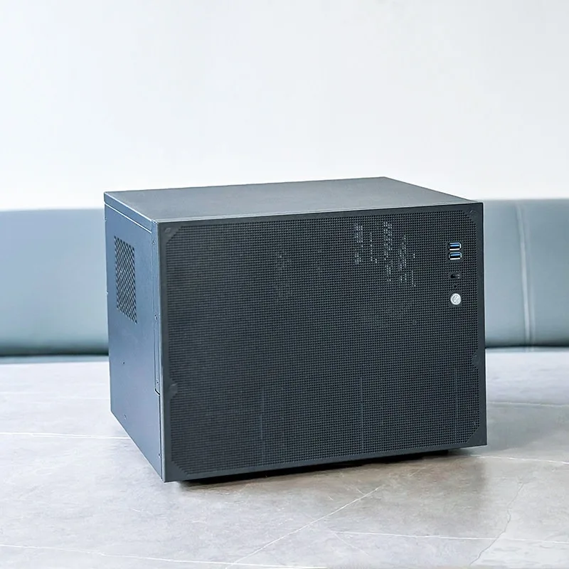 12Gb SAS/SATA 핫스왑 NAS 섀시, 9베이 JMCD9S2, ATX PSU 및 MATX 지원, 가정용 서버용 자석식 먼지 커버