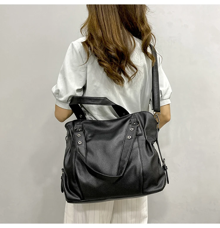 Borsa Hobo femminile Borsa a tracolla di grande capacità Borsa grande Stylsih Borsa a tracolla Hobo da donna in morbida pelle Borsa shopper da donna_voghion.com
