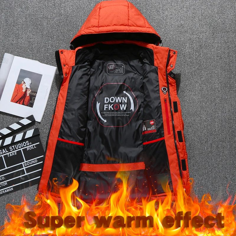 Traje De Esquí Para Hombre De 2 Piezas (chaqueta Y Pantalón) - Impermeable, Térmico Hasta -20°C, Con Capucha Y Forro Polar