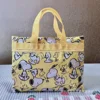 Snoopy file children's tutoring bag handbag double-layer shoulder bag file information bag storage tote 1