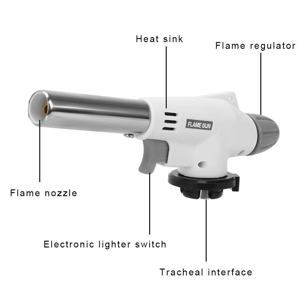 Portable Butane Gas Welding Torch 920 Metal Gun For Camping Hiking Flame Ignition Lighter butane torch