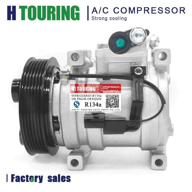 Compressore Aria Condizionata Per Kia Picanto Ii Eko Taxi Morning Muslimex F500-Cpaac-01 F500Cpaac01 97701-Xxxxx F500-Cpaac-04
