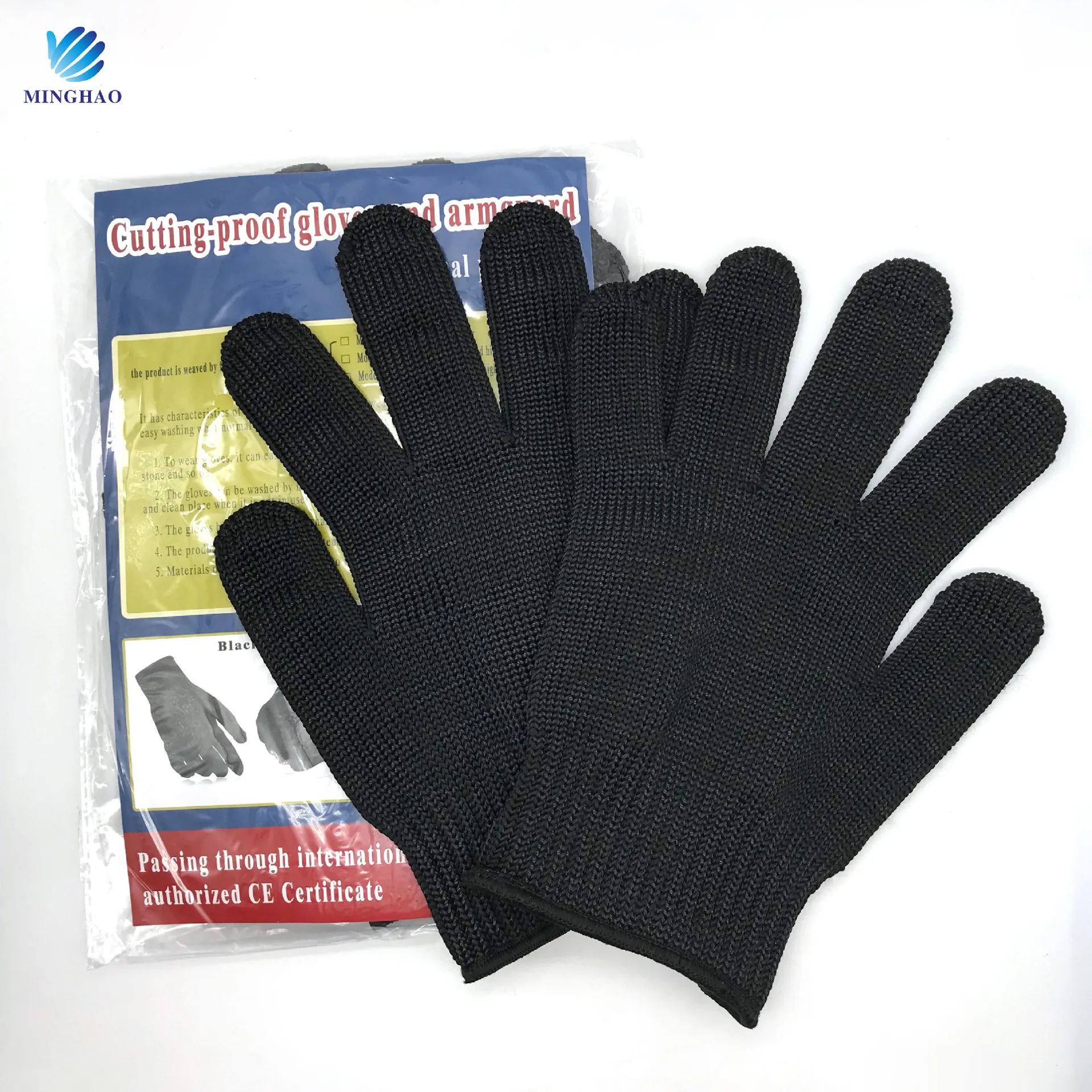 Rukavice labor ochrana rukavice zabalené ocel drát rukavice policie nutná obrana proti proříznutí černá rukavice domácnost úklid nástroje