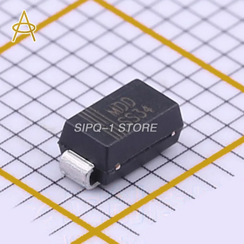 

1Reel 5000PCS/LOT SS34 40V SINGLE 3A 0.55V@3A SMA(DO-214AC) SCHOTTKY BARRIER DIODES (SBD) New Original In Stock