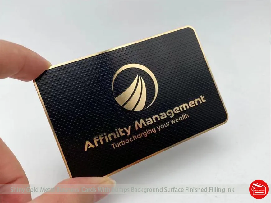 Plated Shiny Gold Metal Business Cards Custom Logo Screen Printing Matte Black Color personalized cutting out matte   metal business cards printing shiny   uv   laser engraved