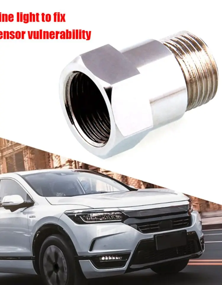 (10) Oxygen O2 Sensor Spacer Adapter Extension Straight CEL Fix 32mm 2