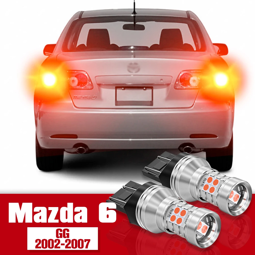 

2pcs Brake Light Accessories LED Bulb Lamp For Mazda 6 GG 2002 2003 2004 2005 2006 2007
