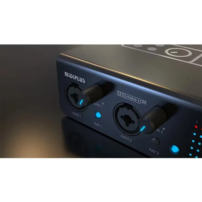 Studio 2 Pro OTG 전문 오디오 인터페이스 악기 액세서리 용 24bit 192kHz USB 녹음 사운드 카드