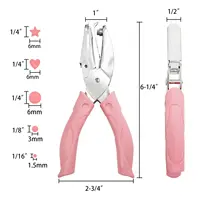 Cute Single Hole Puncher Scrapbooking Paper Punches Kawaii Star Heart Circle Hole Punch DIY Craft Shape Cutter Perforator 2024 2