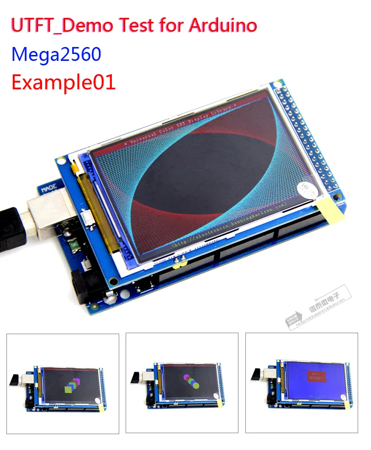 

3,5-дюймовый TFT цветной экран модуль 3,2x320 HD LCD поддерживает Mega2560 R3 оригинал