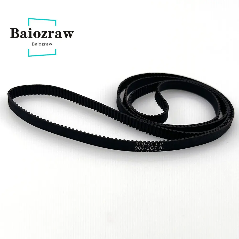 3D Printer Parts GT2 6mm Closed Loop Rubber Timing Belt 752 760 782 784 800 810 840 848 850 852 860 900mm 2GT 1pcs
