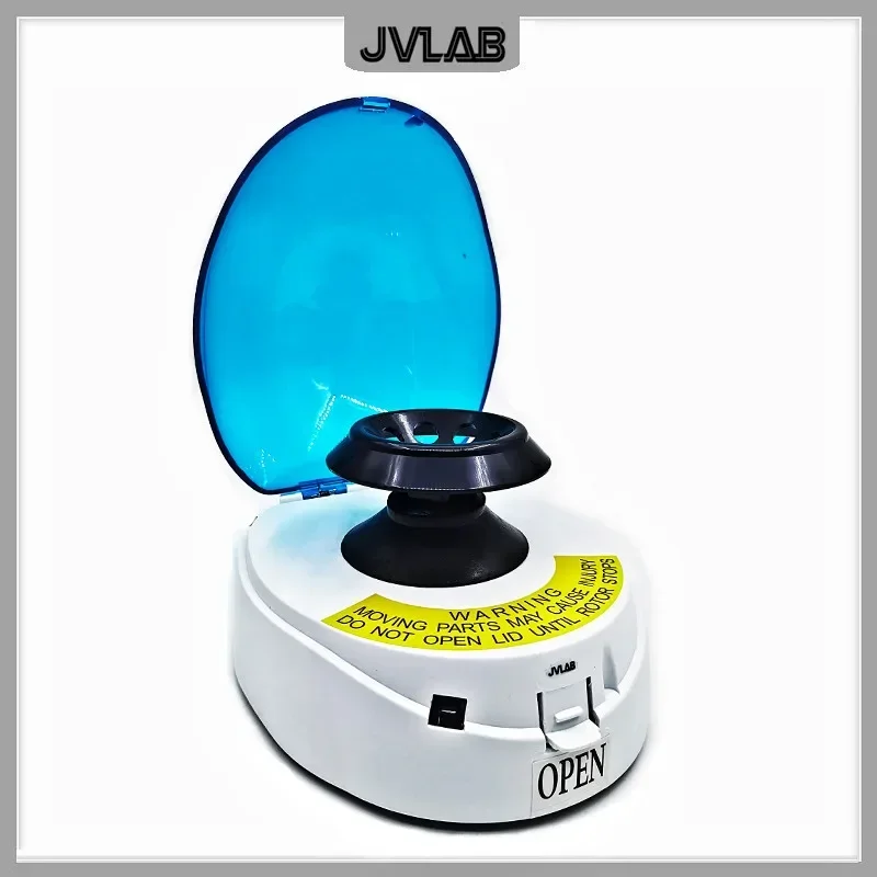 Mini Centrifuge Palm Centrifuge Laboratory 4000~10000 rpm Up To 8 PCR Tubes of 0.5ml 1.5ml 2ml Two Rotors RCF