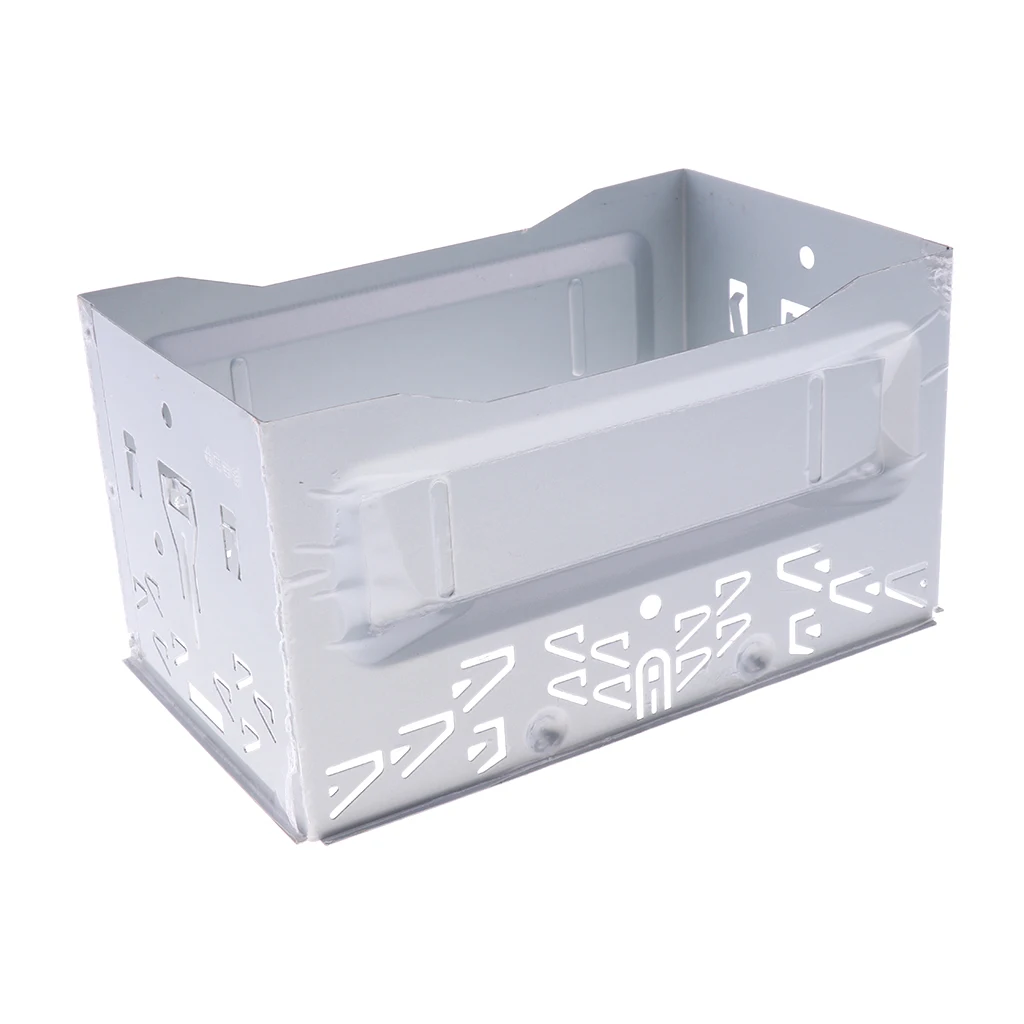 Sliver ISO 2DIN Car Auto Stereo Radio Refitting Installation Metal Cage