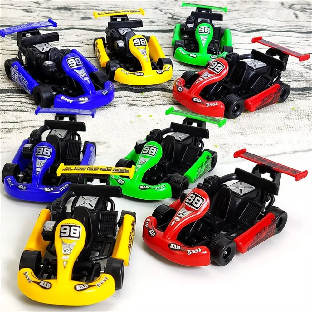 Vehicle Toy Pull Back Car Kids Gift Colorful Car Model Racing Car Toy Plastic Cartoon Racing Model Kart Educational Toy welly 1 24 porsche 911 gt3 rs car alloy car model simulation car decoration collection gift toy die casting model boy toy