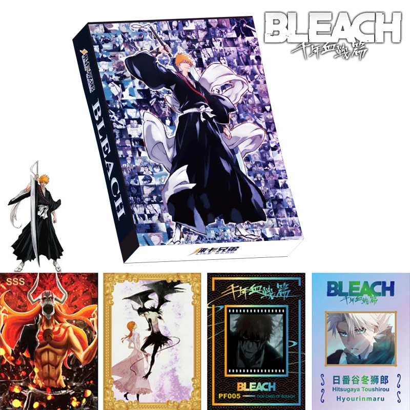 

New Anime BLEACH Collection Cards Booster Box Millennium Blood Battle Chapter Rare Limited EX SSS XR Game Cards Kids Table Toys