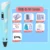 3D Pen Kids DIY Printer Pen Children Drawing Pens With LCD Screen PLA Filament 1.75mm Printing Birthday Christmas Gift For Kids 25